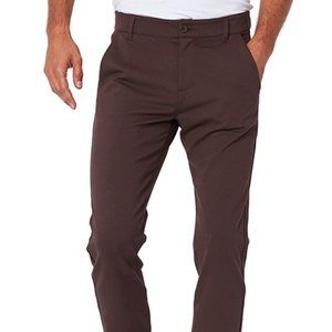 Paige Stafford Transend Knit Pants, 34, dark plum. Like new, never worn, no tags